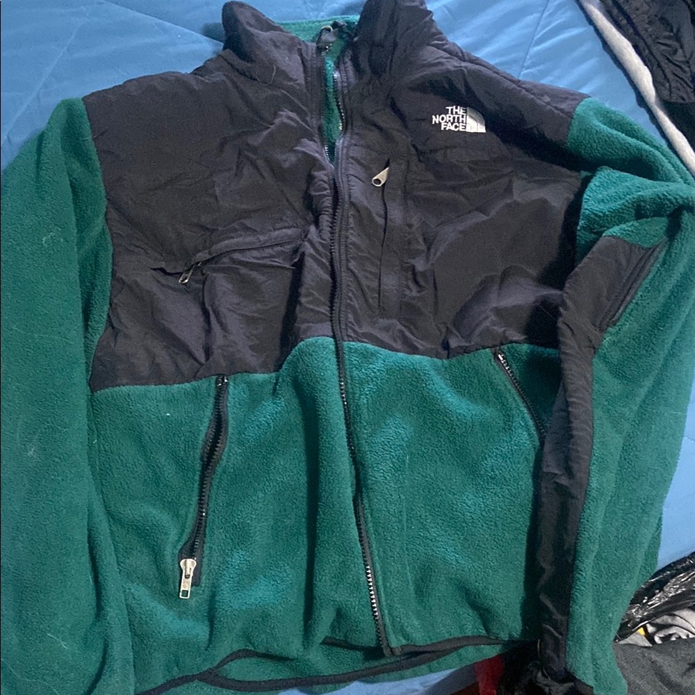 The North Face Black and Green Jacket